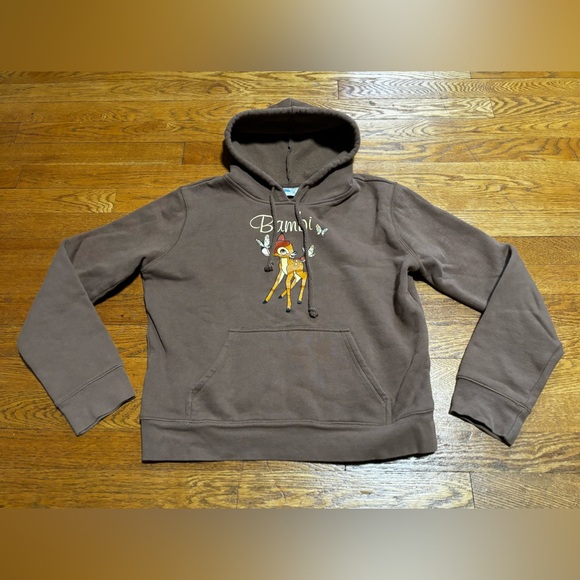 Vintage Disney Bambi Hooded Sweatshirt (Small) - Picture 2 of 8